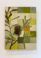 Banksia In Patchwork Light - Original Art