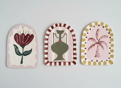 Art Tile - Framed Palm