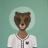 Bears Love Baseball - Original Artwork