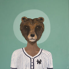 Bears Love Baseball - Original Artwork