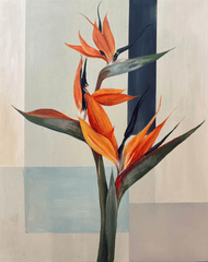 Bird Of Paradise In Blue - Original Art