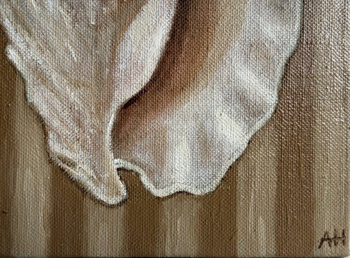 Caramel Stripe Conch - Original Art