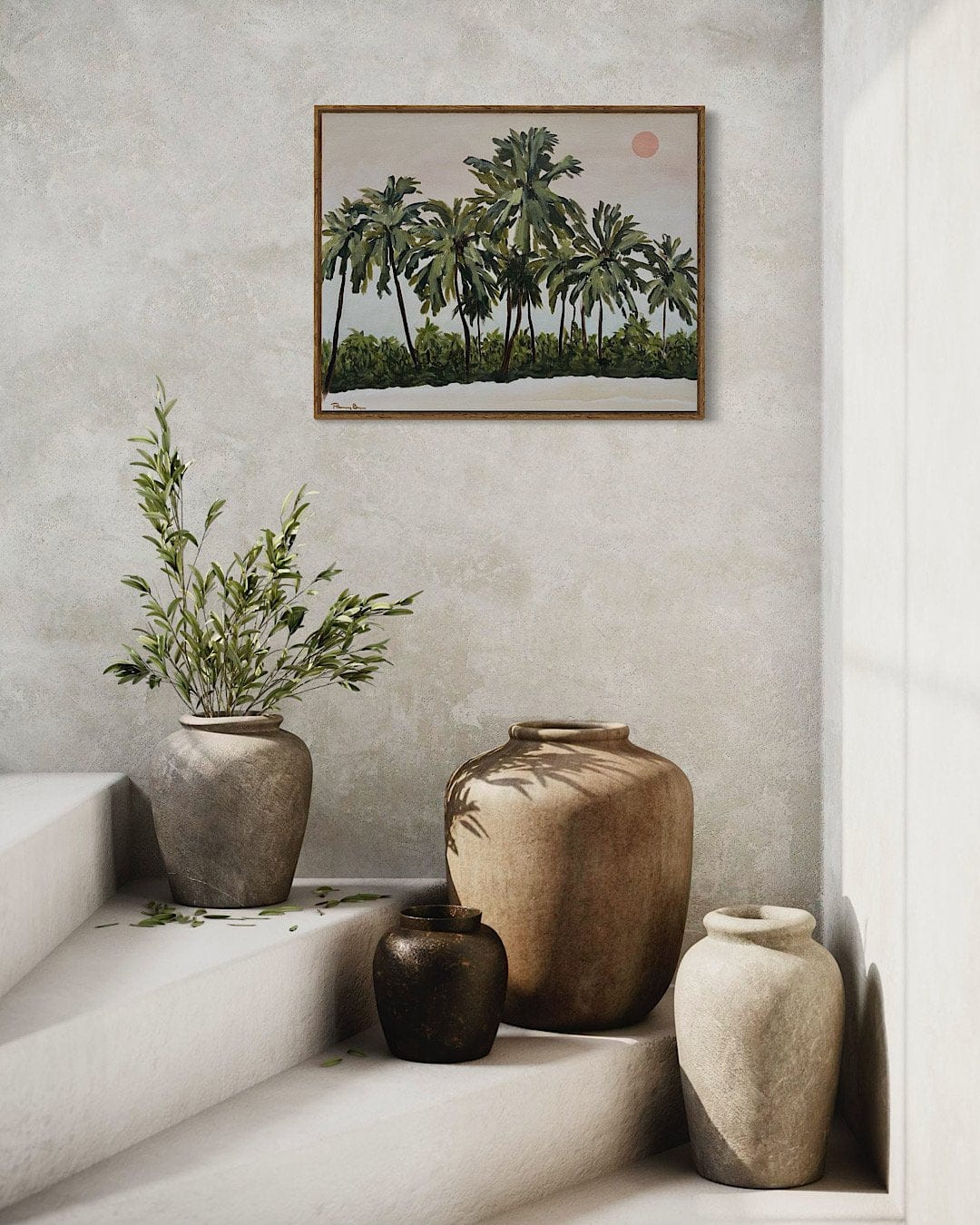Between The Palms - Original Artwork