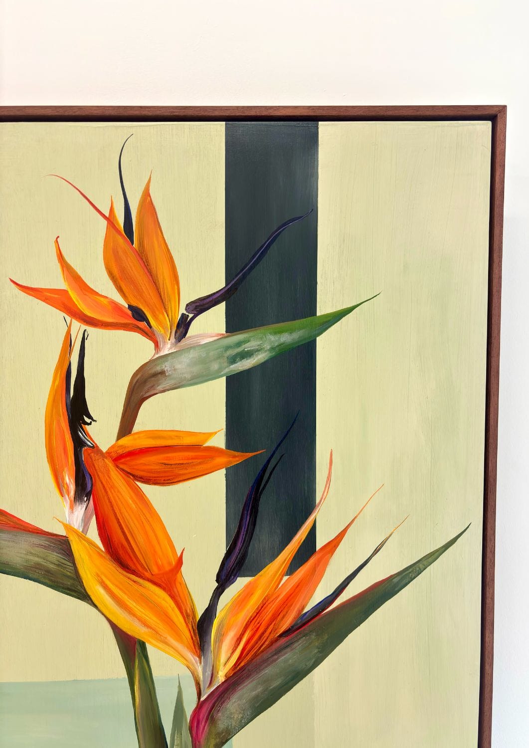 Bird Of Paradise In Blue - Original Art