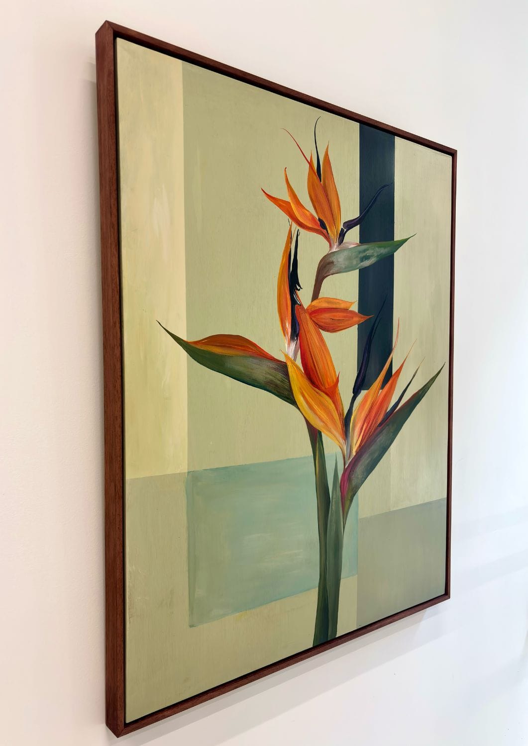 Bird Of Paradise In Blue - Original Art