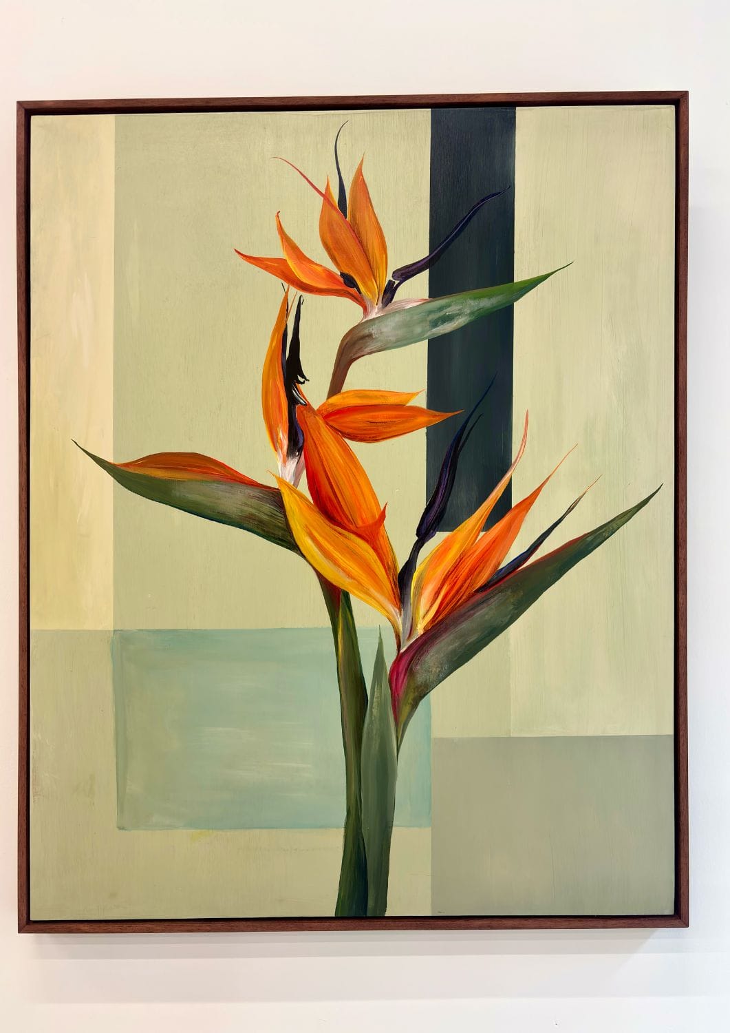 Bird Of Paradise In Blue - Original Art