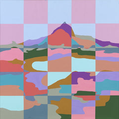 Checkerboard Mountain - Original Art