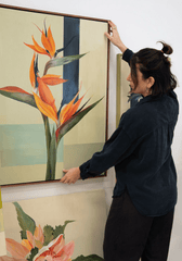 Bird Of Paradise In Blue - Original Art