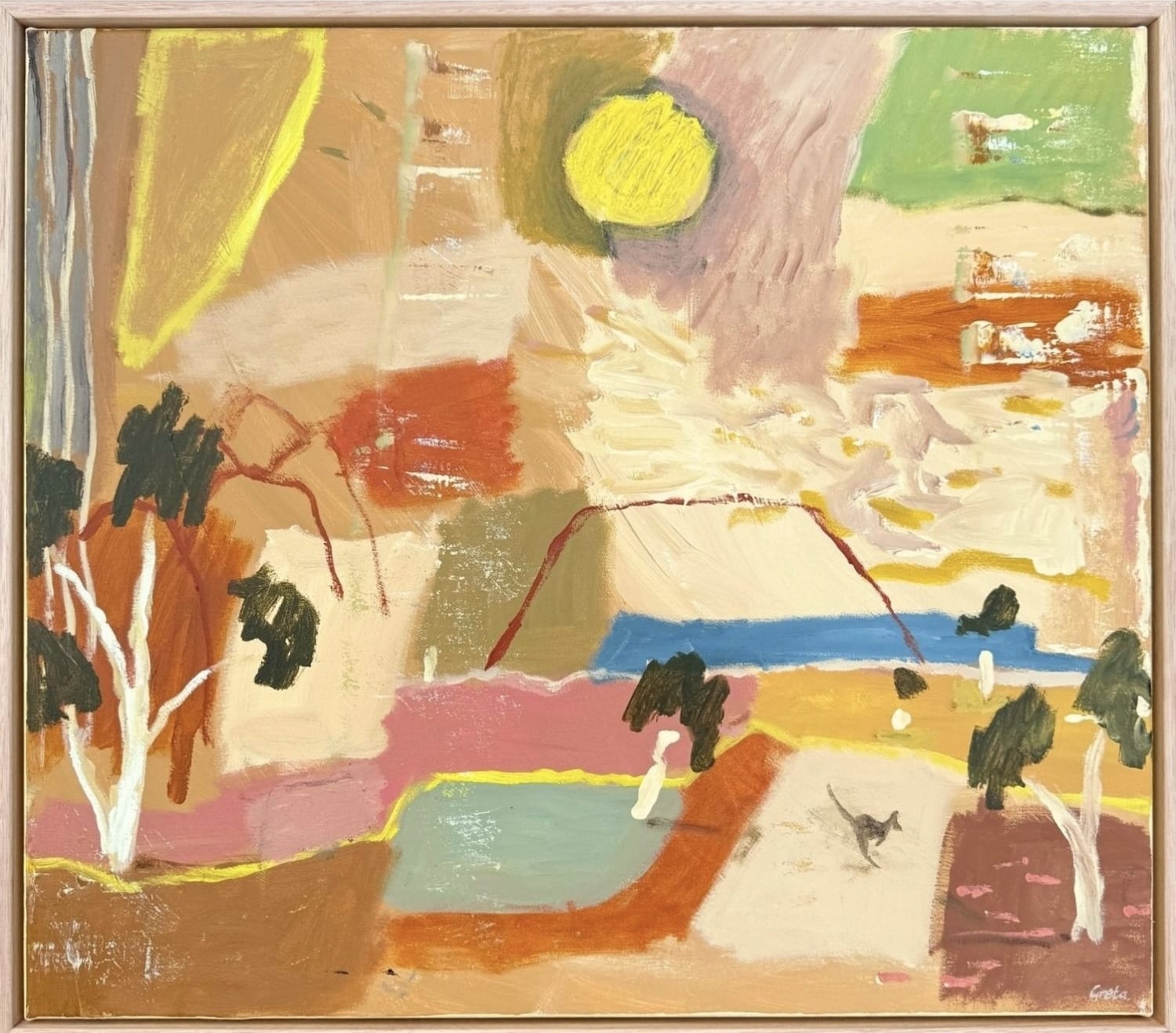 Between Uluru & Kata Tjuta - Original Artwork