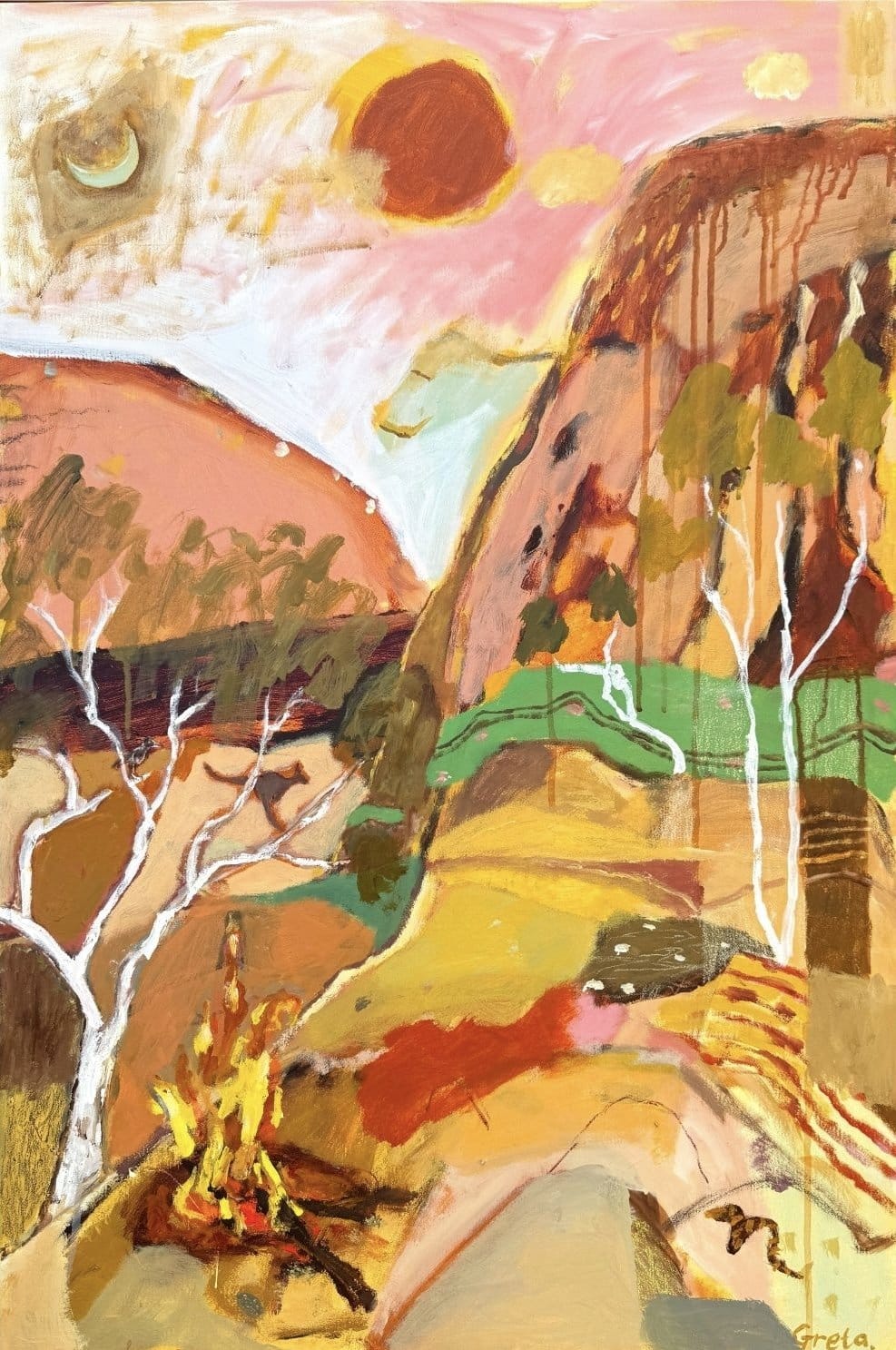 Campfire Country - Original Artwork