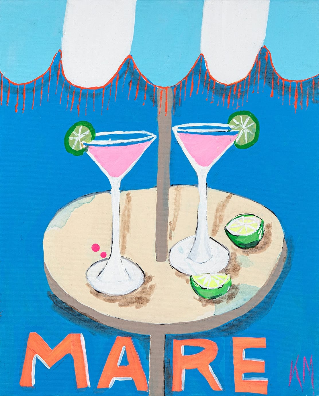 Beach Drinks - Limited Edition Print