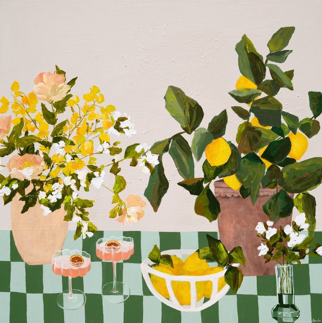 Alfresco Lemons - Limited Edition Print