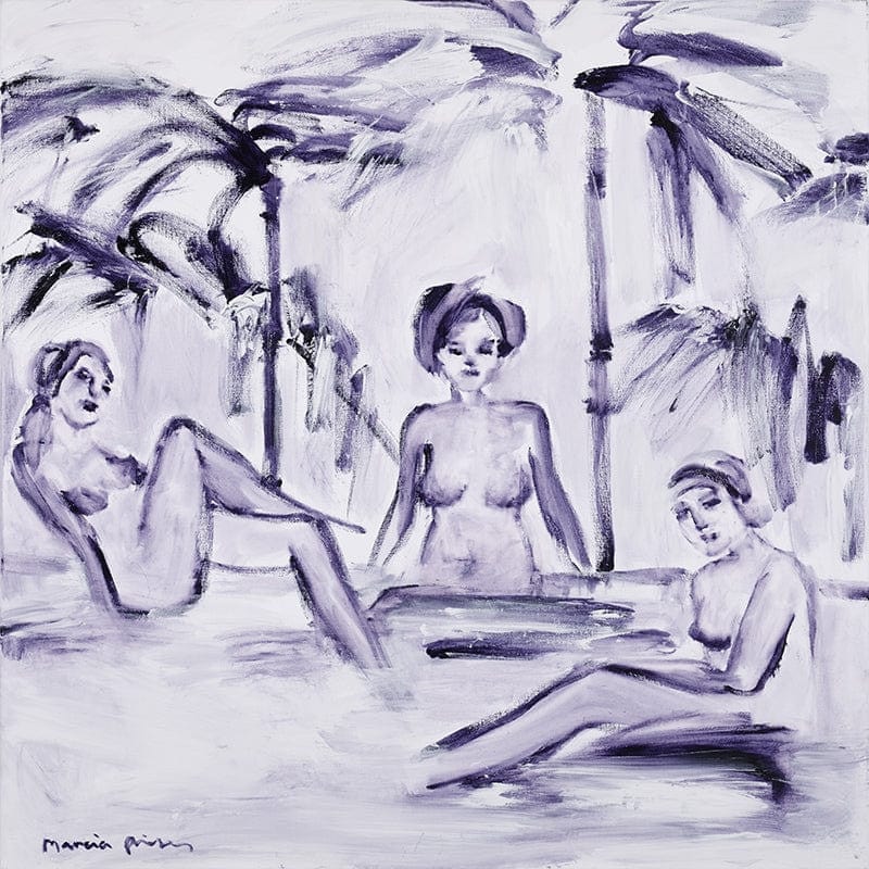 Bathhouse Tyrian - Original Painting