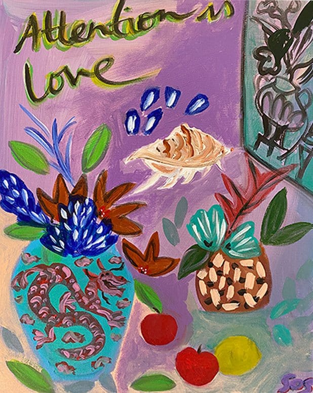 Attention Is Love - Original Art